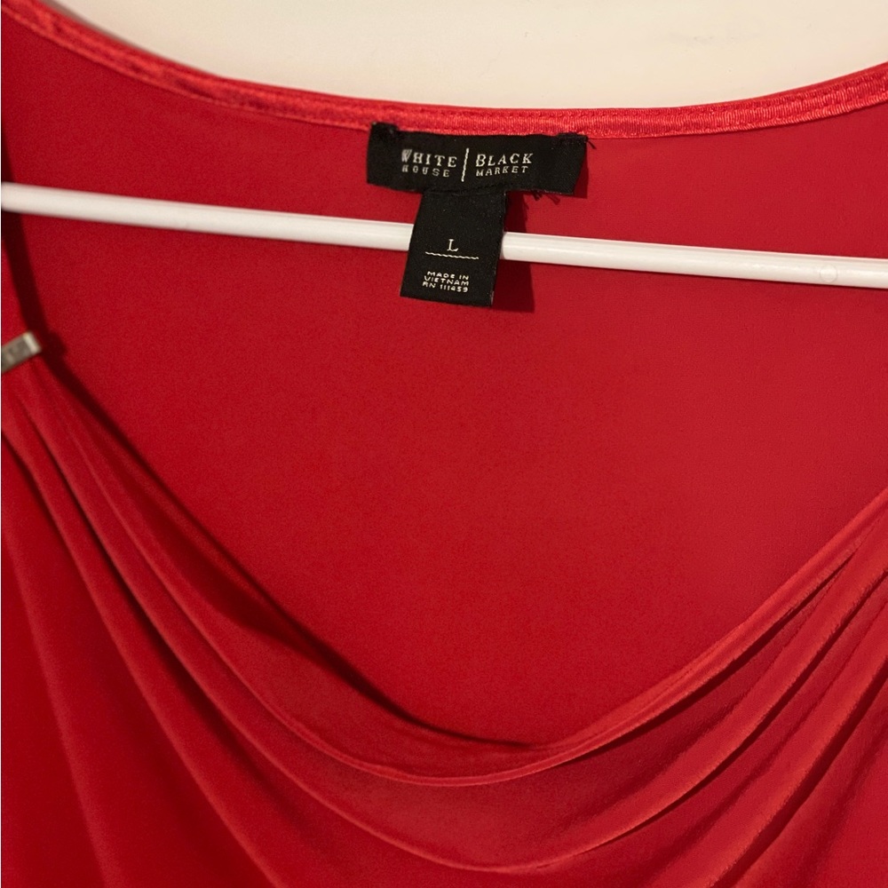 White House / Black Market Classic Drape Front With Silver Bars on The Pleats - Picture 6 of 6